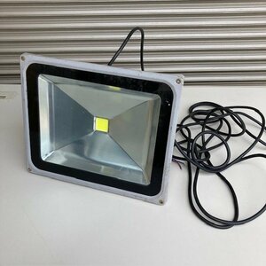 ◆【訳あり】LED小型投光器 防水 作業灯 フラッドライト コード長2m プラグなし 中古品