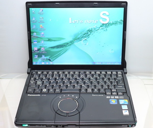 Panasonic Let’s note S9(ブラック) CF-S9KYFFDR/Core i5-520M vPro/4GBメモリ/HDD320GB/DVDマルチ/Windows7 Professional 64ビット #1013