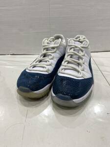 【NIKE ナイキ 】CD6846-102 AIR JORDAN 11 RETRO LOW LE エアジョーダン 11 レトロ ロー LE 28cm ブルー ホワイト 2310oki