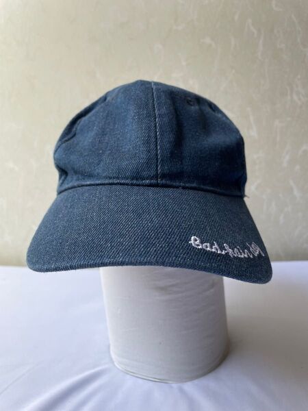 ロゴ刺繍 キャップ 帽子 デニム レディース