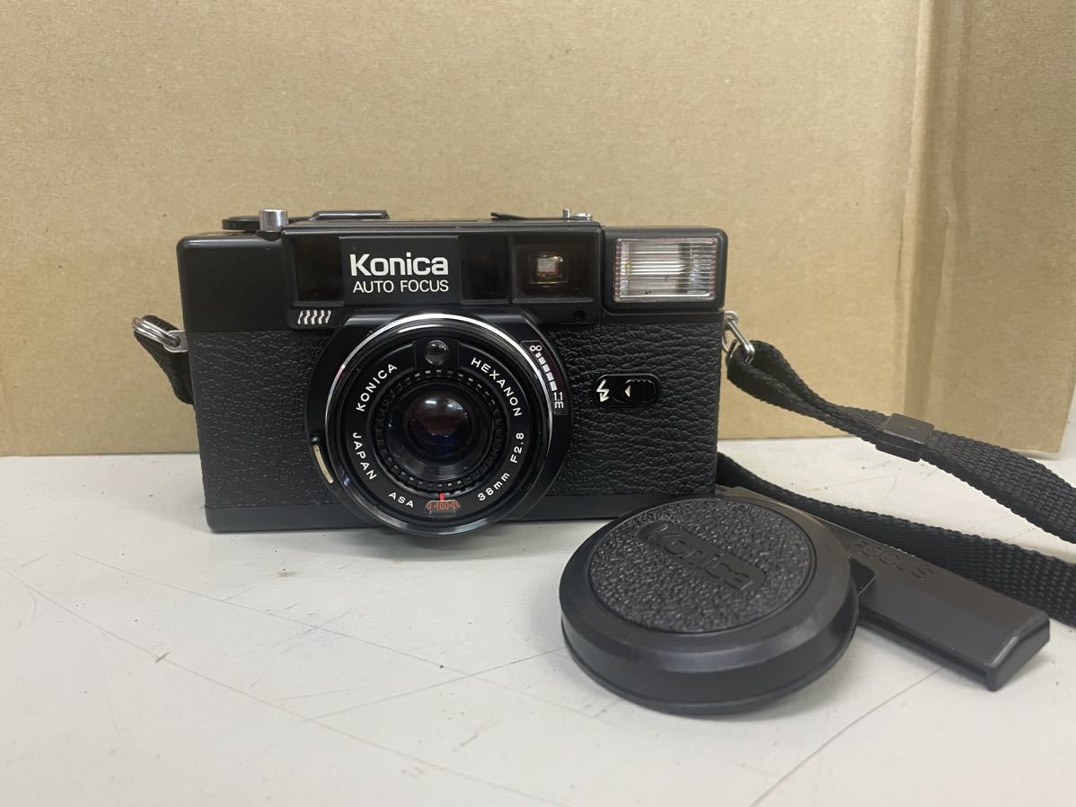 リアル Rさま 完動品 ♢ konica c35 AF2 フィルムカメラ 動作確認済み