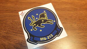 【VFA-213】Black Lions 米海軍オシアナ基地 F/A-18F CVW-8 US Navy ブラックライオンズ USNステッカーデカール