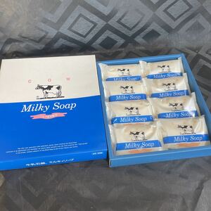 カウブランドミルキィソープ8個入り　Milky Soap/化粧石鹸/牛乳石鹸/ミルク成分配合/固形石鹸