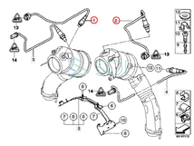 送料185円 BMW E70 F15 F85 X5 E71 F16 F86 X6 O2センサー ラムダセンサー 左右セット 50iX M 11787576673 出荷締切18時_画像3