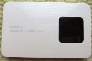 【送料込み・即決】WiMAX2+ Speed Wi-Fi NEXT WX01 NAD31MWUホワイト バッテリーなしのため　未確認ジャンクとします