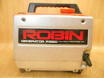 富士重工　富士　ROBIN　ロビン　エンジン発電機　GENERATOR R550　小型　ポータブル　エンジン　発電機　ガソリン　アウトドア　釣り_画像5