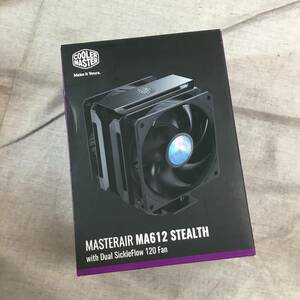 現状品 CoolerMaster MasterAir MA612 Stealth デュアルファン 空冷CPUクーラー MAP-T6PS-218PK-R1