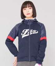 SFA45★秋冬★FILA GOLF★フィラゴルフ★長袖フルジップストレッチパーカー★L/NV_画像4