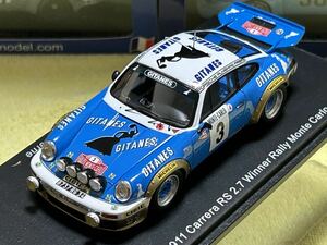 スパーク spark 1/43 Porsche 911 Carrera RS 2.7 #3 Winner Rally Monte Carlo 1978 [S6639]