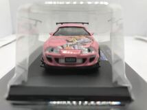 アオシマ 1/64 痛車 魔法少女 リリカル なのは StrikerS RIDOX JZA80 SUPRA トヨタ 80 スープラ ピンク_画像4