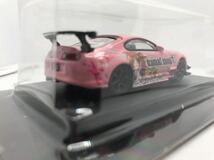 アオシマ 1/64 痛車 魔法少女 リリカル なのは StrikerS RIDOX JZA80 SUPRA トヨタ 80 スープラ ピンク_画像3