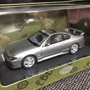 1円 スタート エブロ 1/43 NISSAN SILVIA spec-R S15 1999 ニッサン シルビア スペックR S15 '99 シルバー