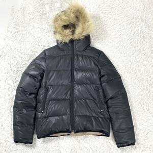  Adam et Rope down jacket Parker hood black asian racoon YA4890