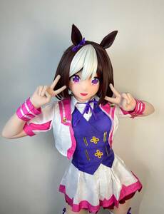  スペシャルウィーク ウマ娘　着ぐるみ　美少女　マスク　kigurumi 　コスプレ　コスチューム