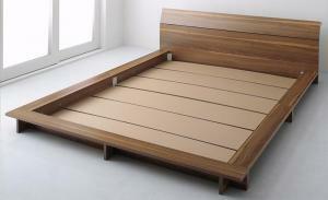  shelves *4. outlet attaching design fro Arrow bed Doucete.-s bed frame only semi-double walnut Brown 