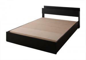  construction installation attaching shelves * outlet attaching storage bed Guteg-te bed frame only single black 