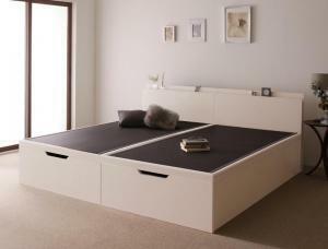  construction installation attaching beautiful .* made in Japan _ high capacity tatami tip-up bed Sagessesajes semi-double depth Grand dark brown Brown 