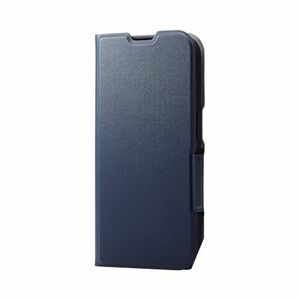 エレコム iPhone 15 Pro ソフトレザーケース 薄型 手帳型 磁石付 PM-A23CPLFUNV