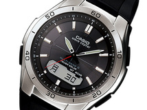 カシオ CASIO WAVE CEPTOR 電波 ソーラー メンズ 腕時計 WVA-M640-1AJF 国内正規 ブラック_画像1
