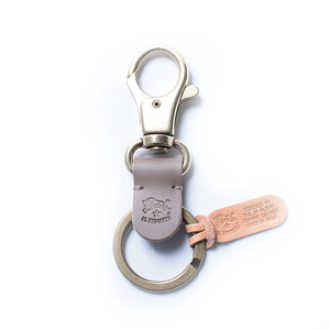  Il Bisonte IL BISONTE key ring SKH016-PG0001-GY103-B (C0551-P-618) men's lady's gray [ metal fittings : Gold ]