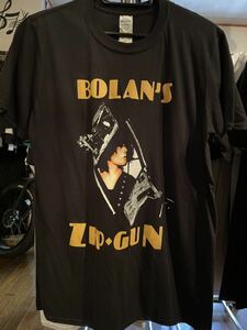 T-Rex Bolan's Zip Gun Tシャツ新品サイズMロックTシャツ　グラム　ロックンロール　マーク・ボラン