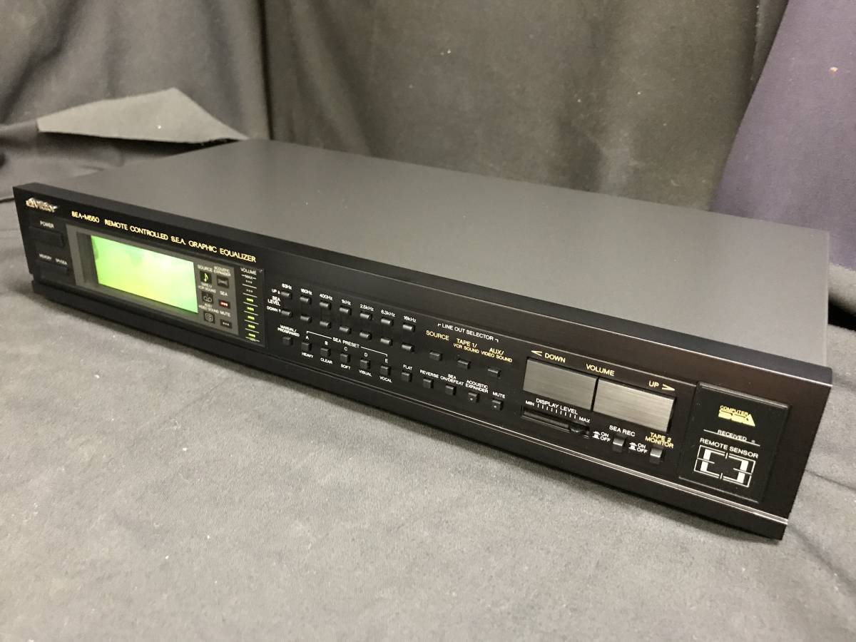 動作品 victor ビクター グラフィックイコライザー SEA-M550-