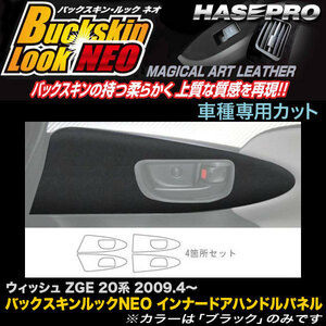 ハセプロ LCBS-IDHPT1 ウィッシュ ZGE20系 H21.4～ バックスキンルックNEO インナードアハンドルパネル マジカルアートレザー