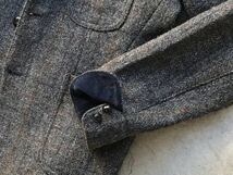 新品同様 Harris Tweed×Collective by MEN'S BIGI ツイード テーラードジャケット 02 メンズビギ ハリスツイード ブレザー ウール_画像10