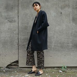 RIM.ARK リムアーク Useful cocoon coat ノーカラー