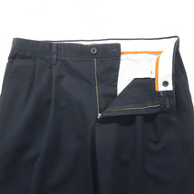 古着 ドッカーズ DOCKERS チノパンツ ツータック ネイビー サイズ表記：W34L30　gd67126_画像3