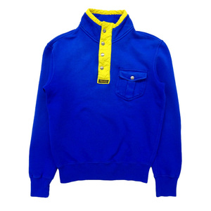  б/у одежда Ralph Lauren Polo Ralph Lauren тянуть over тренировочный футболка половина зажим голубой желтый размер надпись :S gd41663