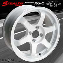 ■ ステルスレーシング RG-1 ■ 15x6.5J+38　PCD100/4H　スーパーコンケイブ/ホイール4本set　チューニング軽四他_画像3