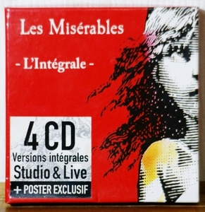 希少！4CD♪レ・ミゼラブル/L'integrale(完全版)★PARIS★Version Studio Originale 1980＋Version Live Originale★Les Miserables