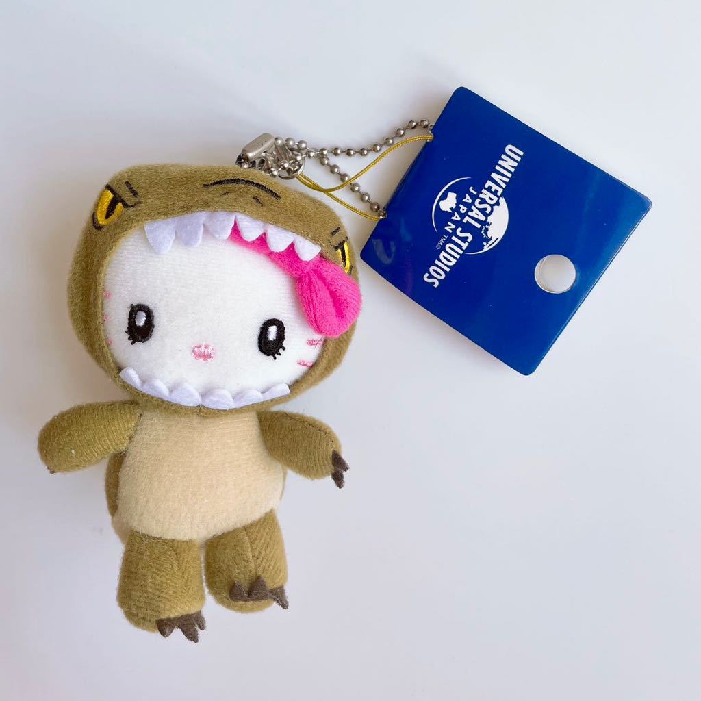USJ限定ハローキティ ジュラシックパークコラボストラップ