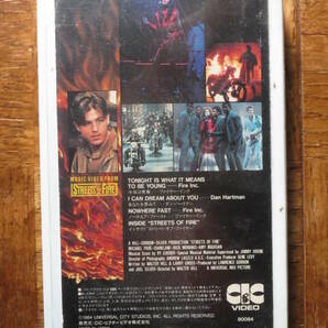 MUSIC_VIDEO_FROM_STREET_OF_FIRE_VHS_中古の画像2