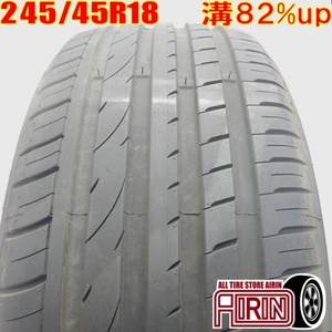 中古タイヤ 245/45r18 サマータイヤ APTANY SPORTmacro RA301 1本 単品 スカイライン BMW5シリーズ 6シリーズ 中古 18インチ