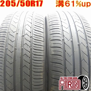 中古タイヤ 205/50r17 タイヤ TOYO SD-7 2本セット セレナ アクセラスポーツ プレマシー インプレッサG 中古 17インチ