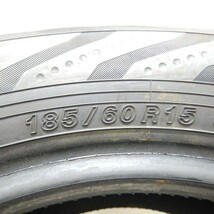 中古タイヤ 185/60r15 タイヤ YOKOHAMA BluEarth RV-03 1本 単品 シエンタ ベルタ ヴィッツ グレイス 中古 15インチ_画像4