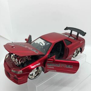 Jada Toys SKYLINE GTR R34 スカイライン 1/24 ダイキャストメタル ジャンク 1円〜