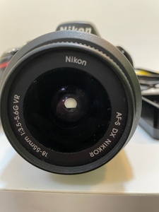 Nikon D3200 DX AF-S NIKKOR 18-55mm 1:3.5-5.6G 55-200mm 1:4-5.6G ED 通電確認 ニコン デジタル一眼レフ カメラ レンズ