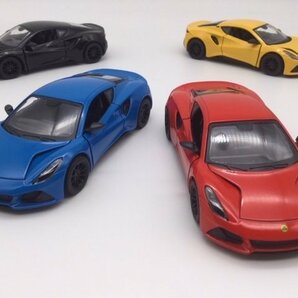 1台売り 黄色 1/34 ロータス エミーラ ミニカー プルバック 外車 新品 英国車 スポーツカーの画像2