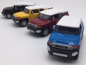 お得な4色コンプリートセット 1/36 トヨタ FJ クルーザー ミニカー TOYOTA FJ Cruiser 新品