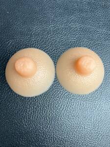 新品 人工乳首 2個セット シリコン乳首 シリコン製 乳首 ニップル バスト補正 柔らかい ピンク シリコンバスト シリコンちくび Cタイプ③