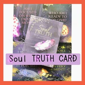 【新品】Soul Truth card 羽根とメッセージのオラクルカード！