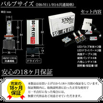 ホンダ N-WGN カスタム (JH1/JH2 前期) 対応 LED SCOPE EYE L3700 フォグランプキット 3700lm イエロー 3000K H16 18-A-1_画像6