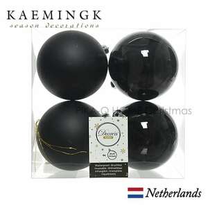  Christmas tree decoration attaching ornament ball set KAEMINGK decoration black mud 10m 4 piece insertion KA-4[022222]