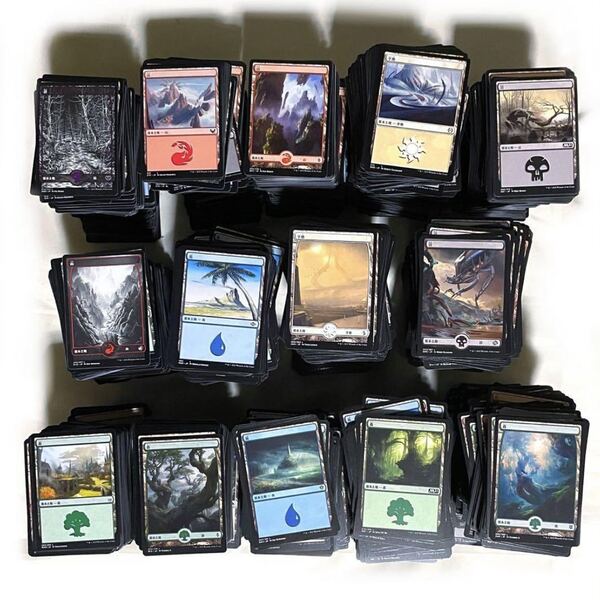 MTG 日本語 新々枠 基本土地 基本地形 約4000枚 大量 まとめ 人気絵柄