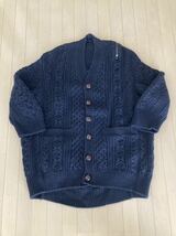 TAKAHIROMIYASHITA The Soloist. ソロイスト 22AW ダブルジップ アラン カーディガン double zip balloon shaped aran pattern cardigan_画像1