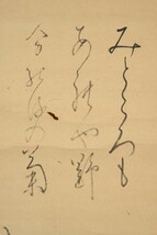 【大倉好斎極】掛軸「松尾芭蕉 菊竹自画賛」読み有 江戸前期 俳人 俳聖『おくのほそ道』書画_画像4