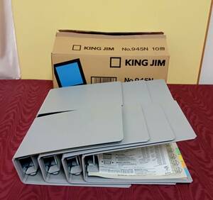 【KING JIM キングファイルG 7冊】No.945N 事務用品 ファイリング 書類【A9-4】1005+-